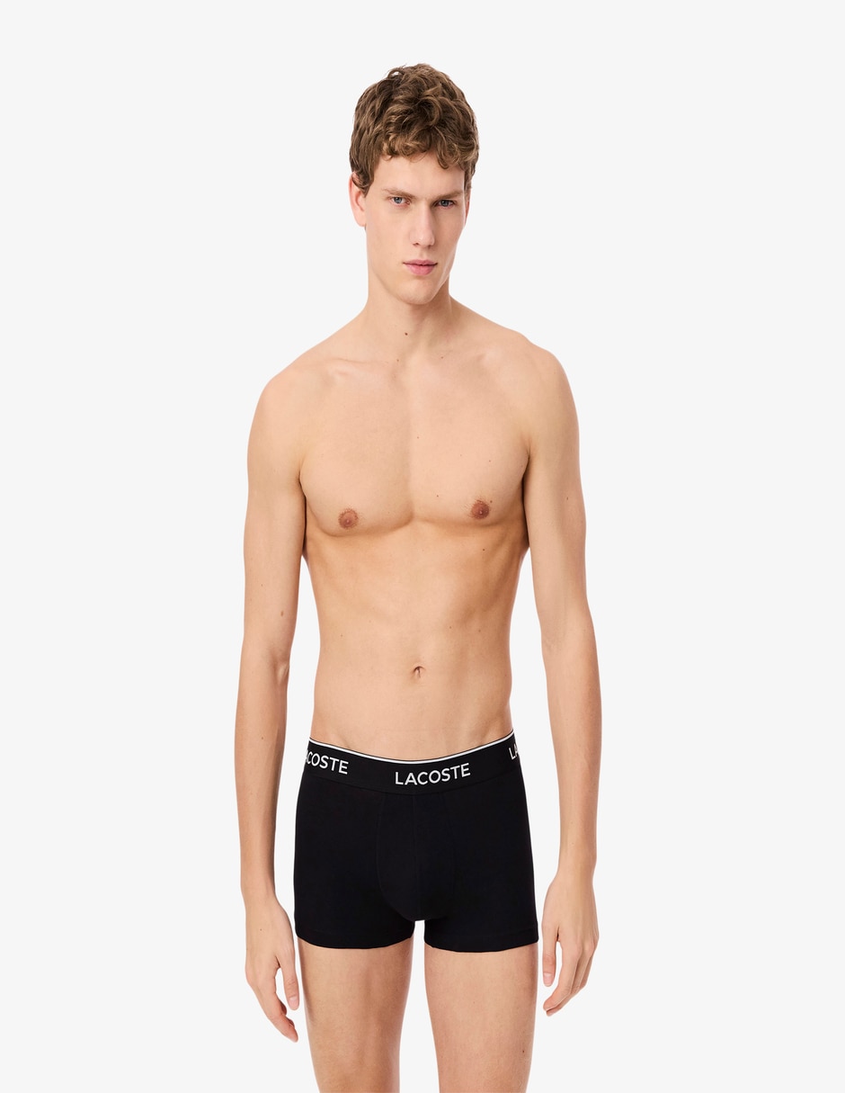 Set bóxer brief Lacoste de algodón para hombre 3 piezas