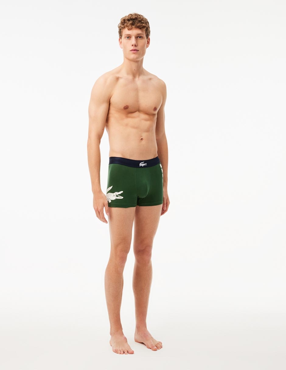 Bóxer trunk de algodón para hombre 3 piezas Bóxer trunk de algodón para hombre 3 piezas