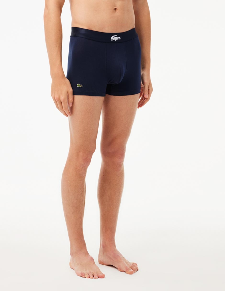 Bóxer trunk Lacoste de algodón para hombre 3 piezas
