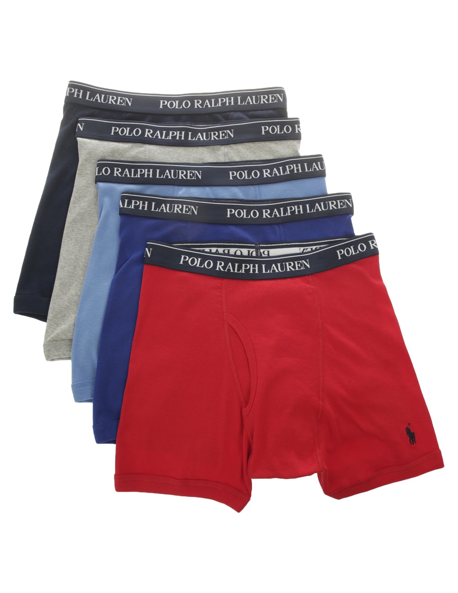 Set bóxer brief Polo Ralph Lauren de algodón para hombre 5 piezas