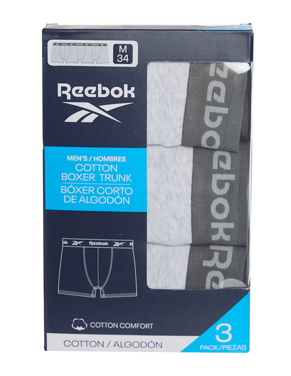 Set bóxer trunk de algodón para hombre 3 piezas 7