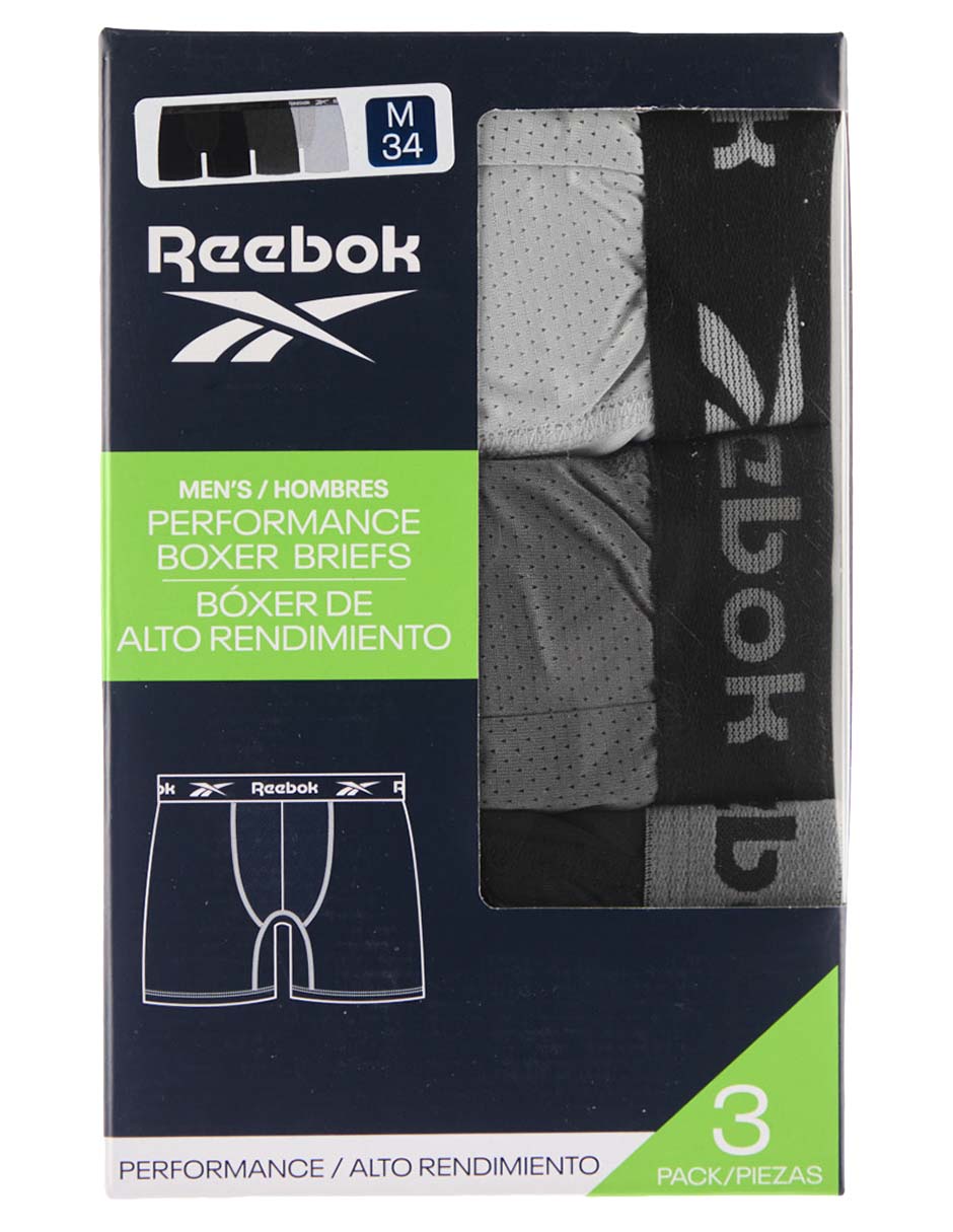 Set bóxer brief de poliéster para hombre 3 piezas 6