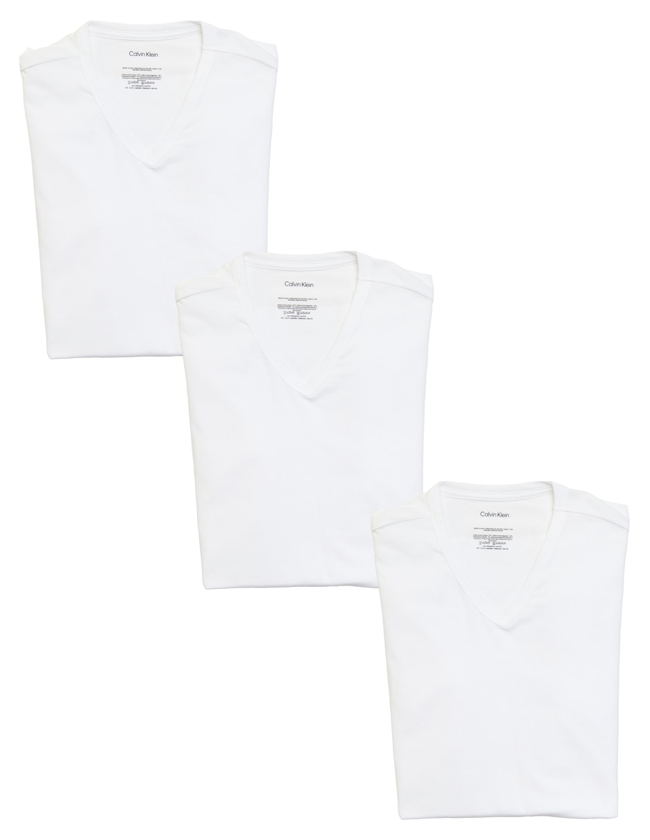 Set camiseta Calvin Klein cuello V para hombre 5