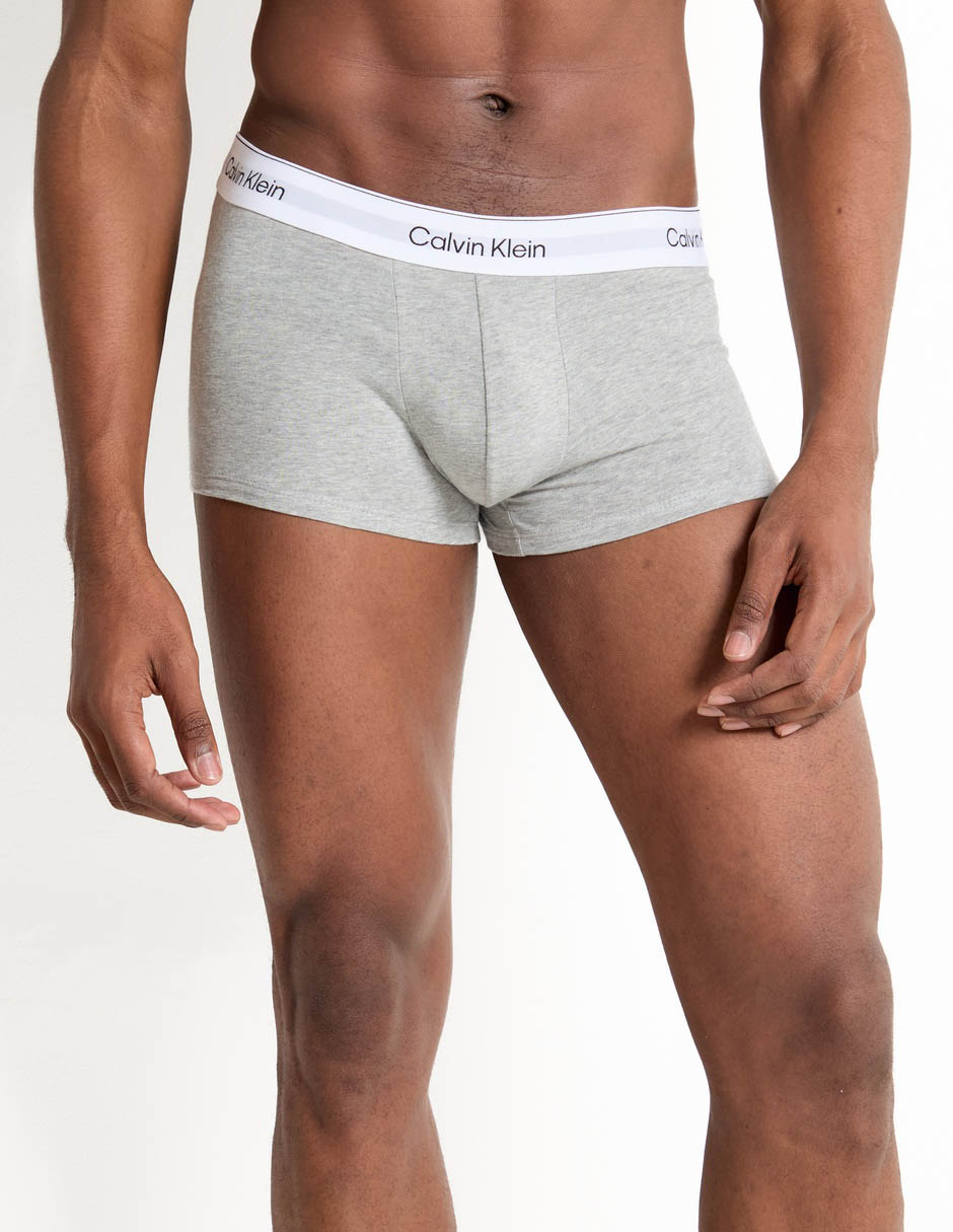 Set bóxer trunk Calvin Klein de algodón para hombre 3 piezas 2