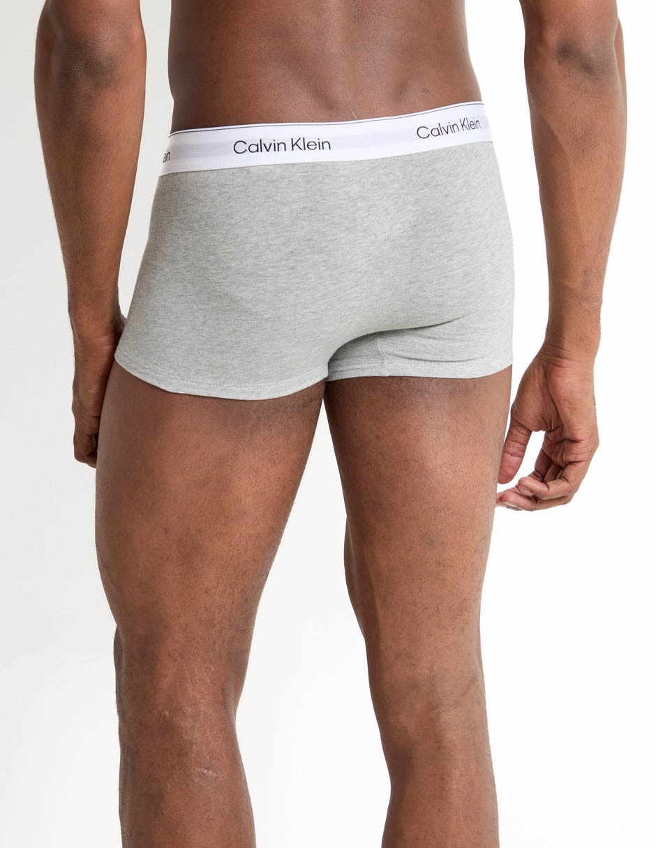 Set bóxer trunk Calvin Klein de algodón para hombre 3 piezas 3
