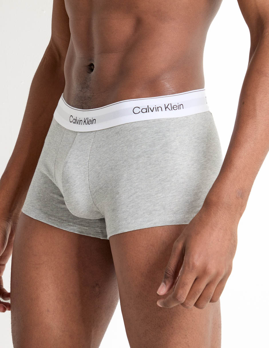 Set bóxer trunk Calvin Klein de algodón para hombre 3 piezas 4