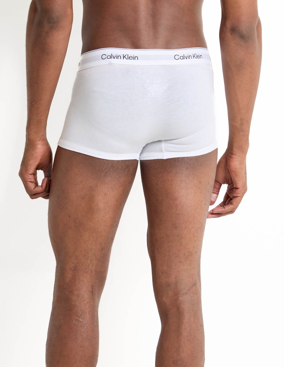 Set bóxer trunk Calvin Klein de algodón para hombre 3 piezas 3