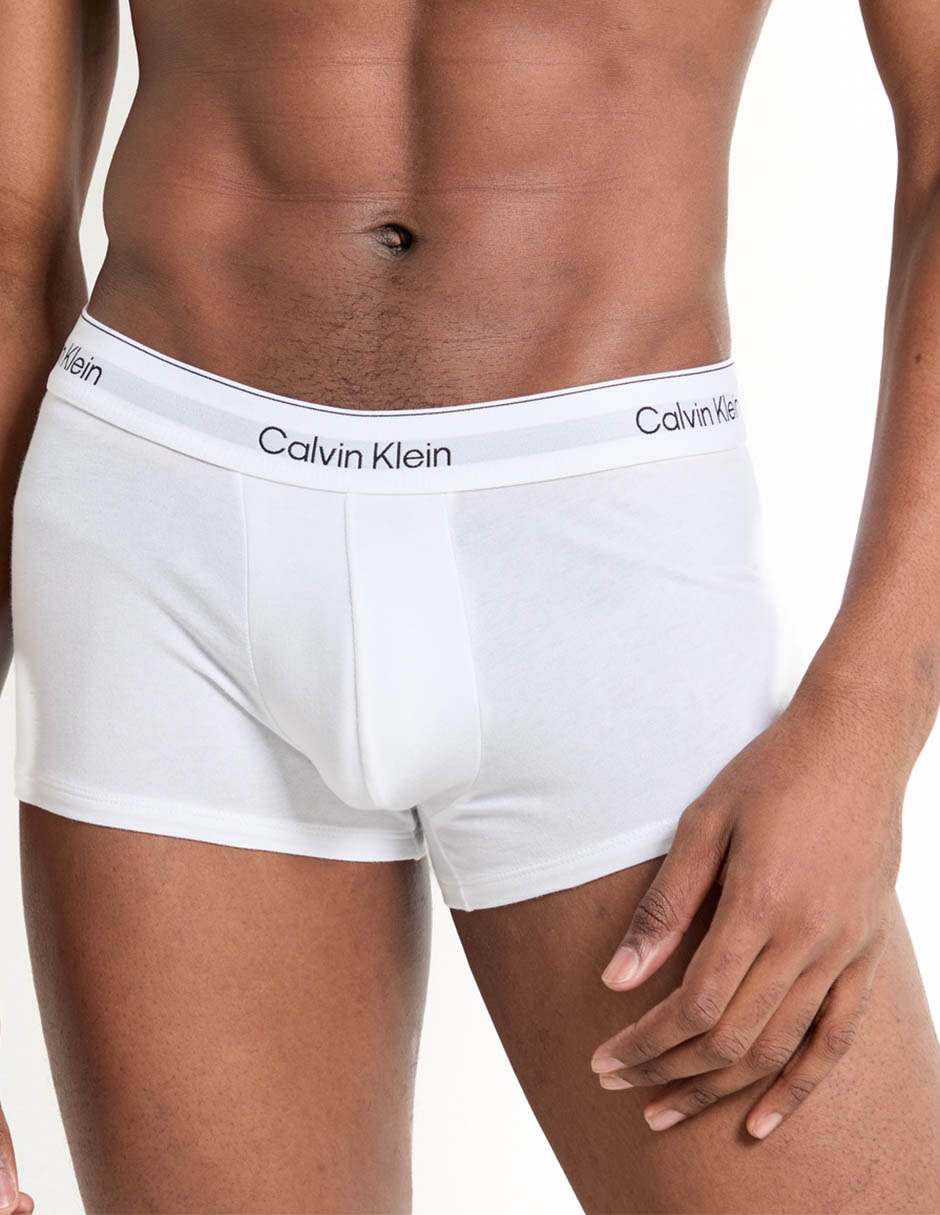 Set bóxer trunk Calvin Klein de algodón para hombre 3 piezas 4