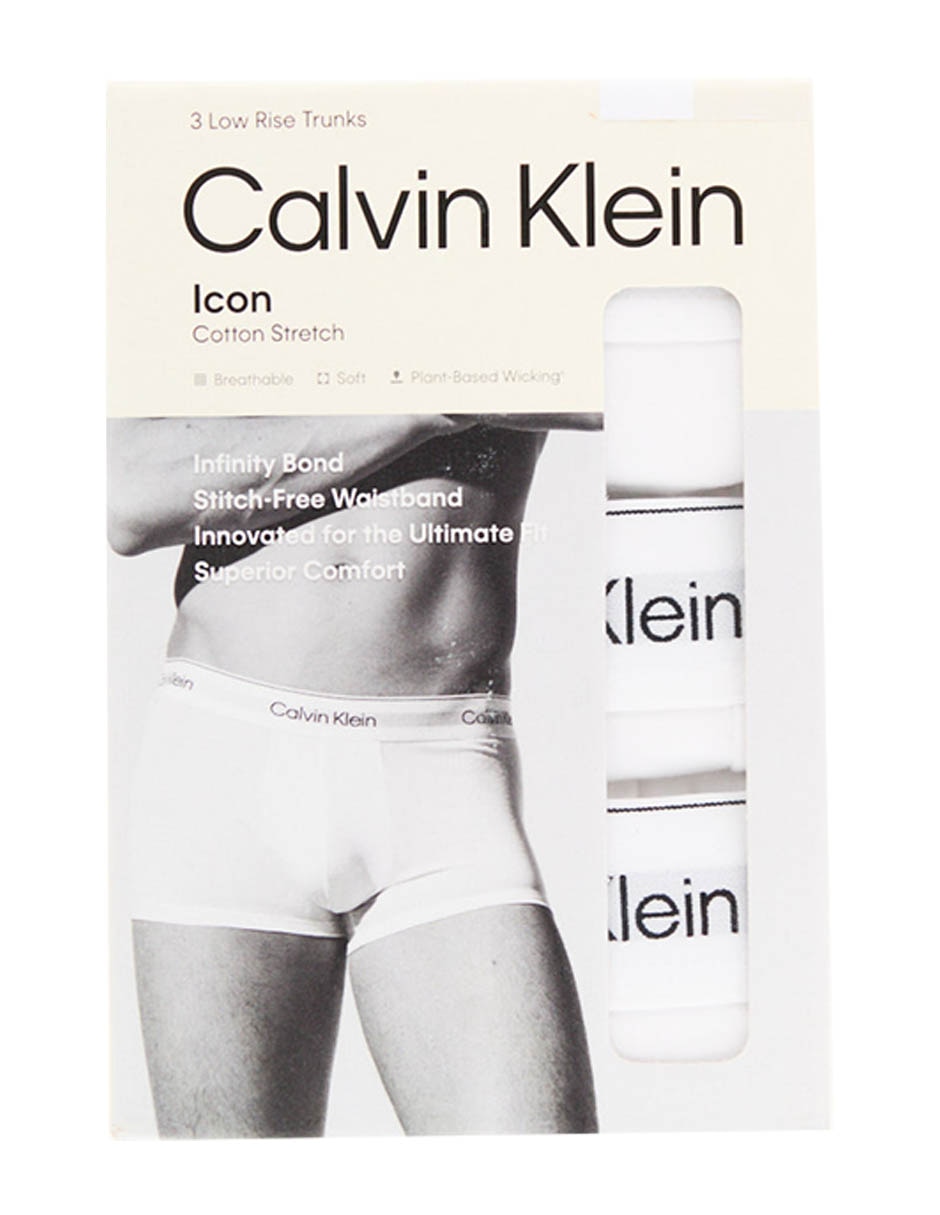 Set bóxer trunk Calvin Klein de algodón para hombre 3 piezas 6