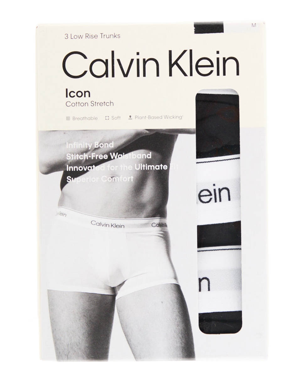 Set bóxer trunk de algodón para hombre 3 piezas 6