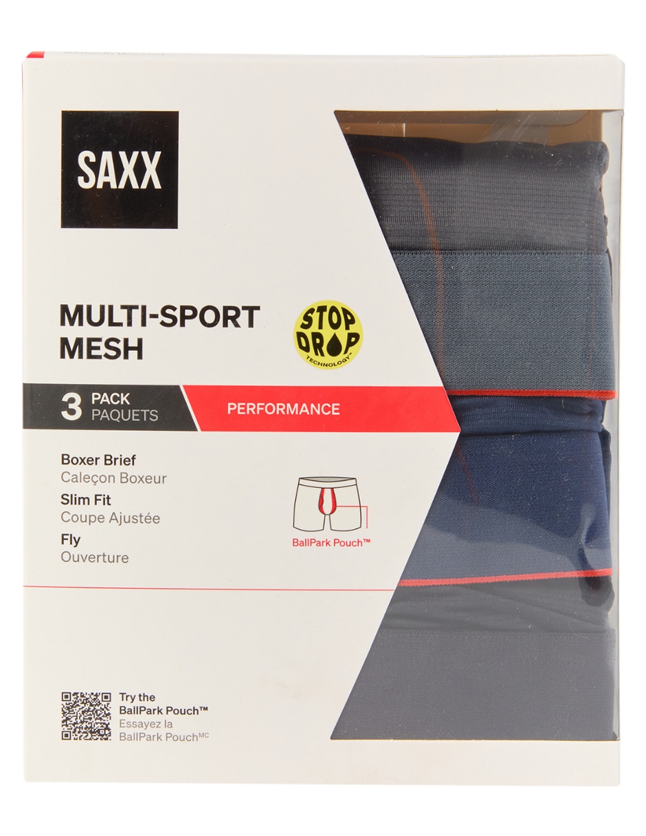 Set bóxer brief Saxx para hombre 3 piezas