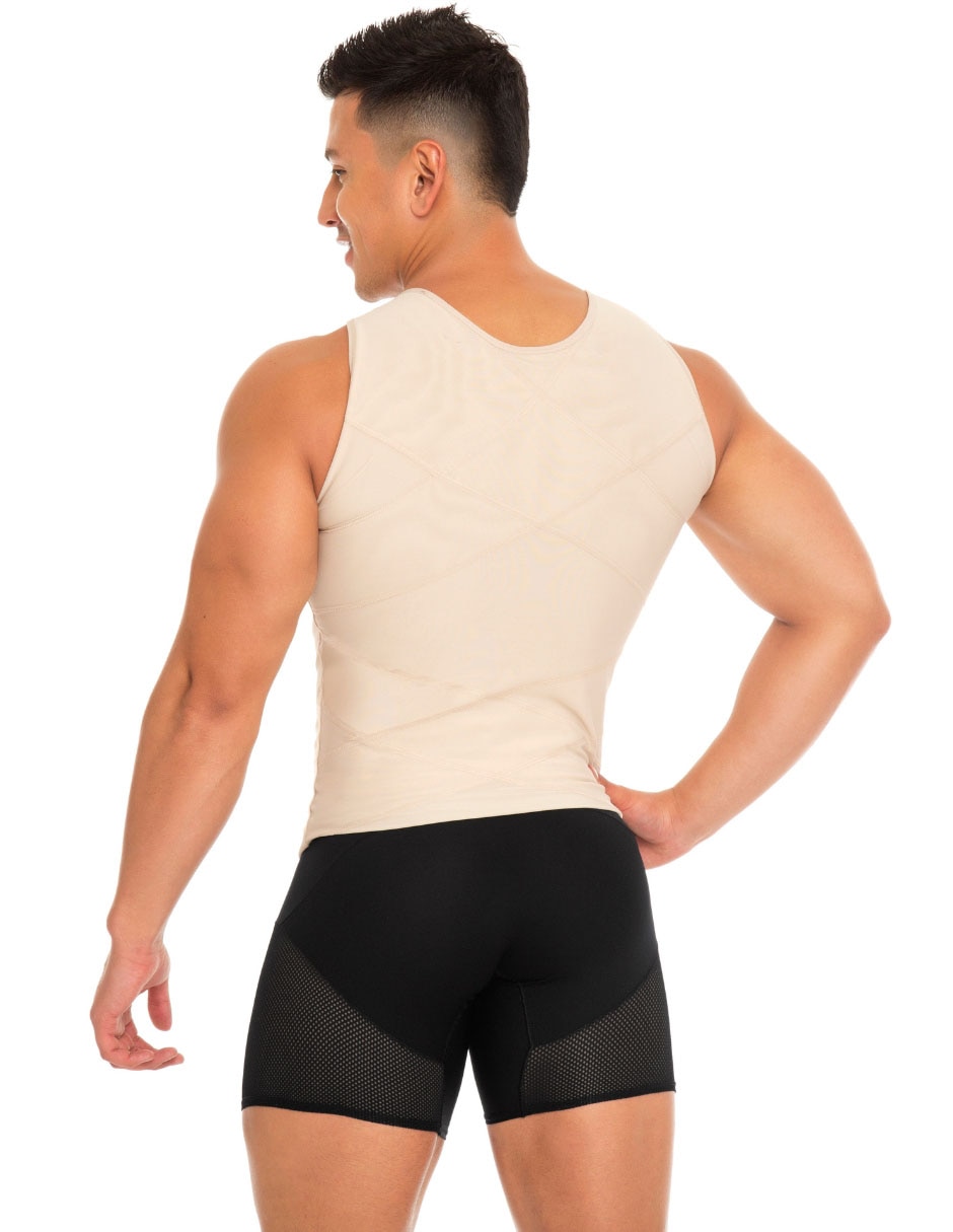 Camiseta tipo faja con compresión alta para hombre