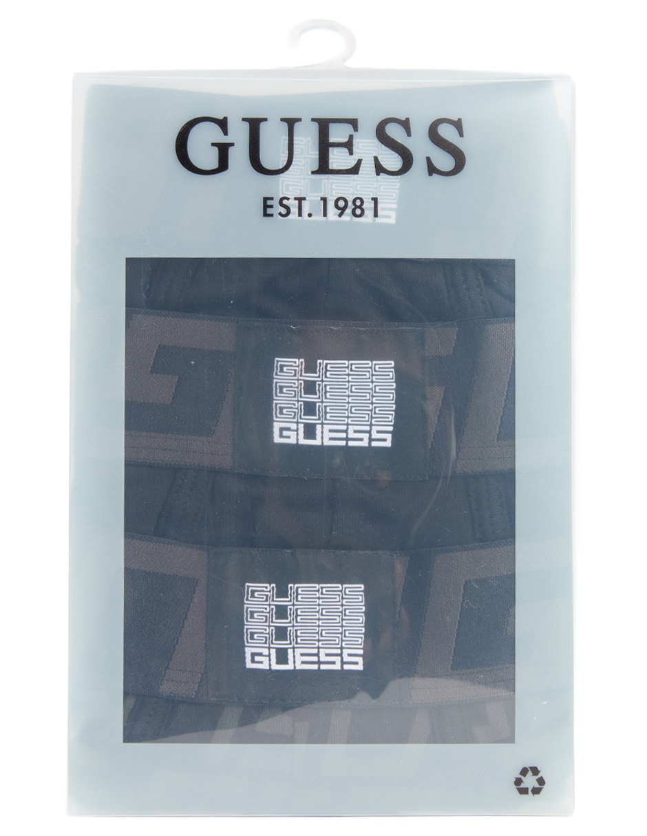 Set bóxer trunk Guess de algodón para hombre 3 piezas