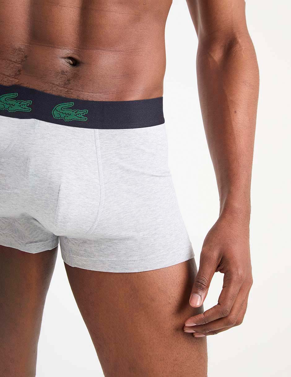 Set bóxer trunk Lacoste de algodón para hombre 3 piezas