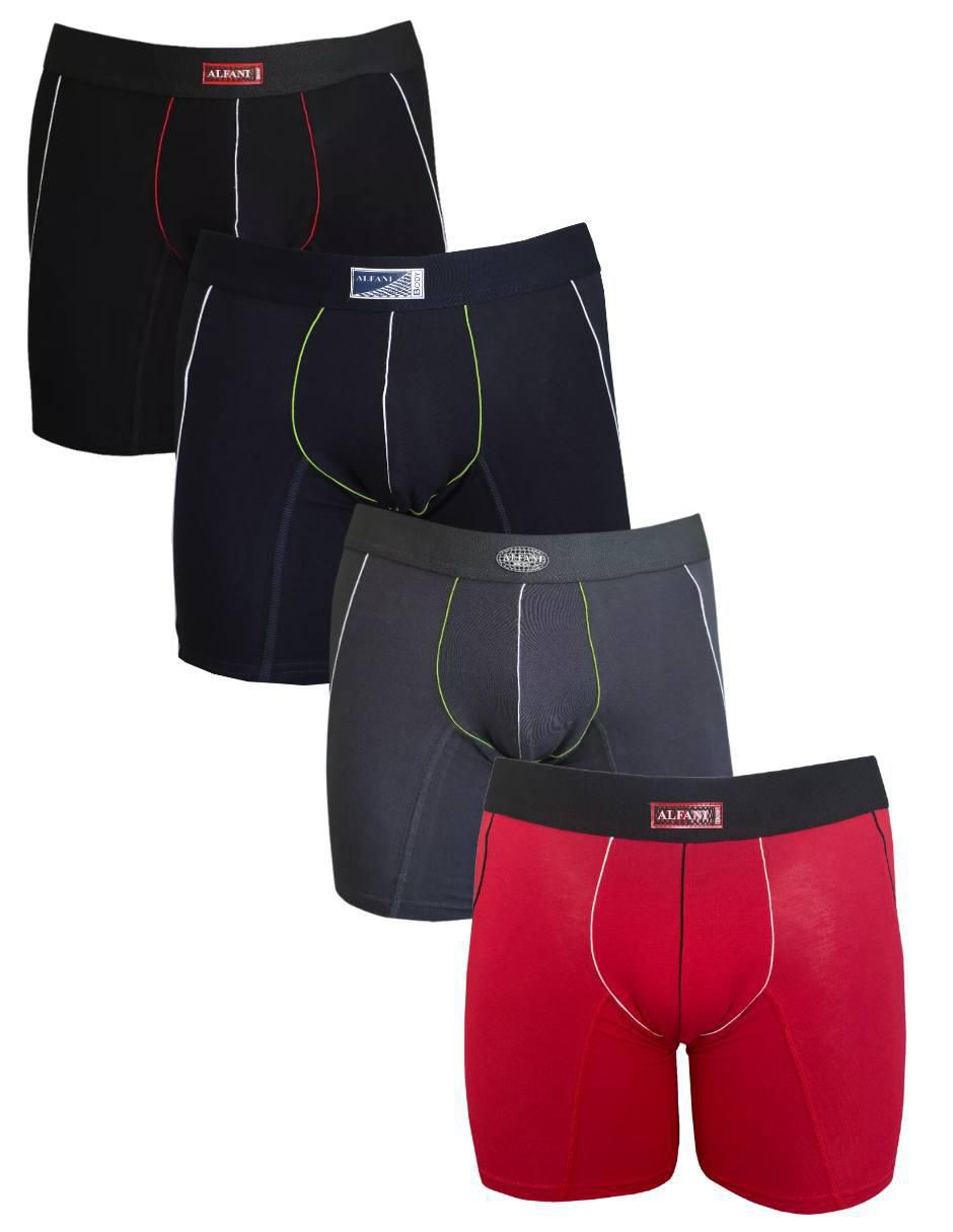 Set bóxer de algodón para hombre 4 piezas Set bóxer de algodón para hombre 4 piezas