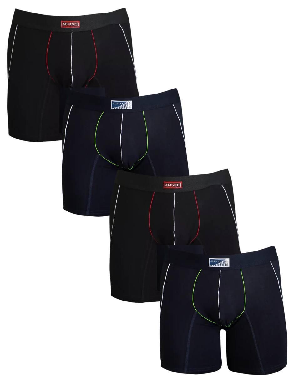 Set bóxer de algodón para hombre 4 piezas 1