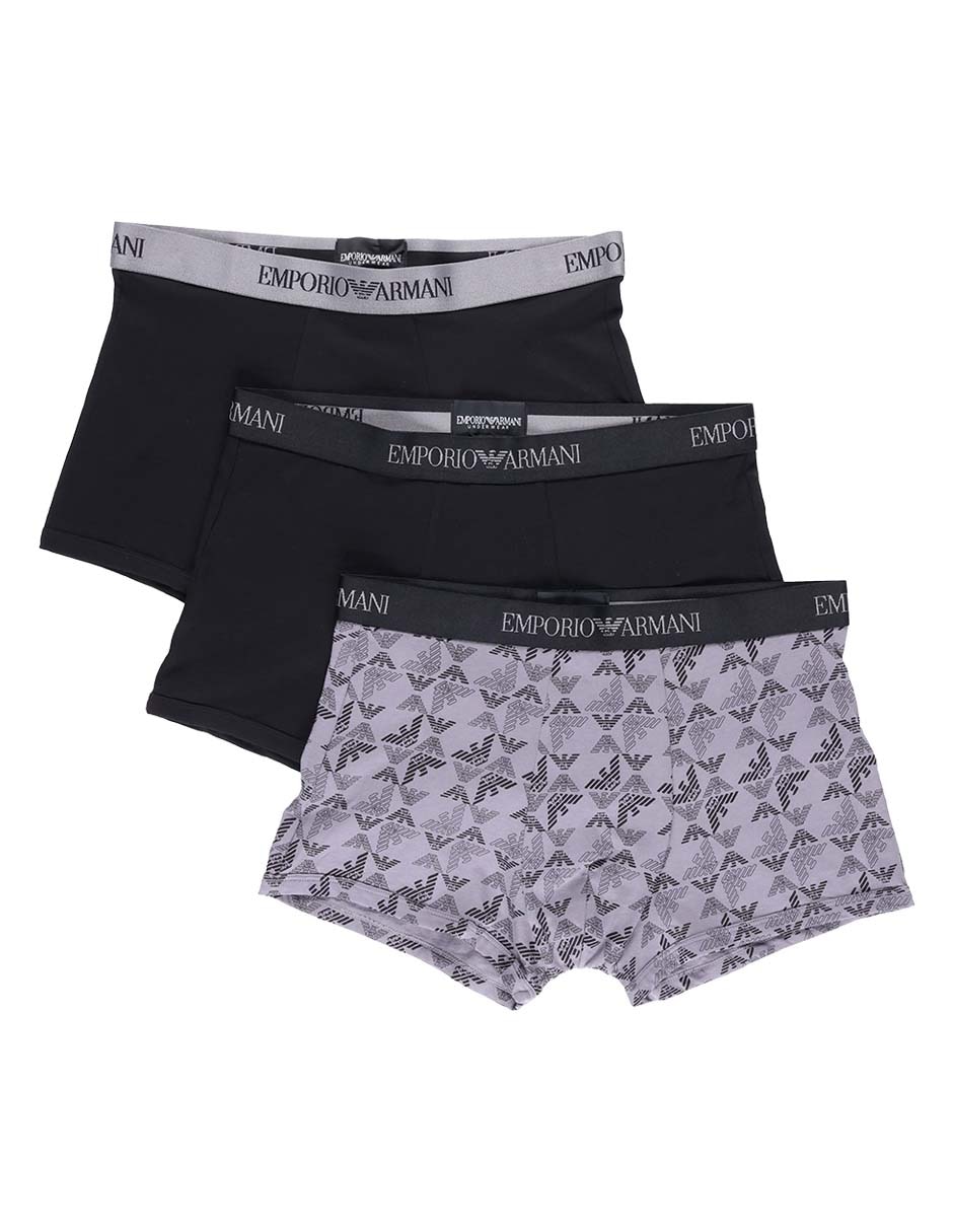 Set bóxer truck Armani de algodón para hombre 3 piezas