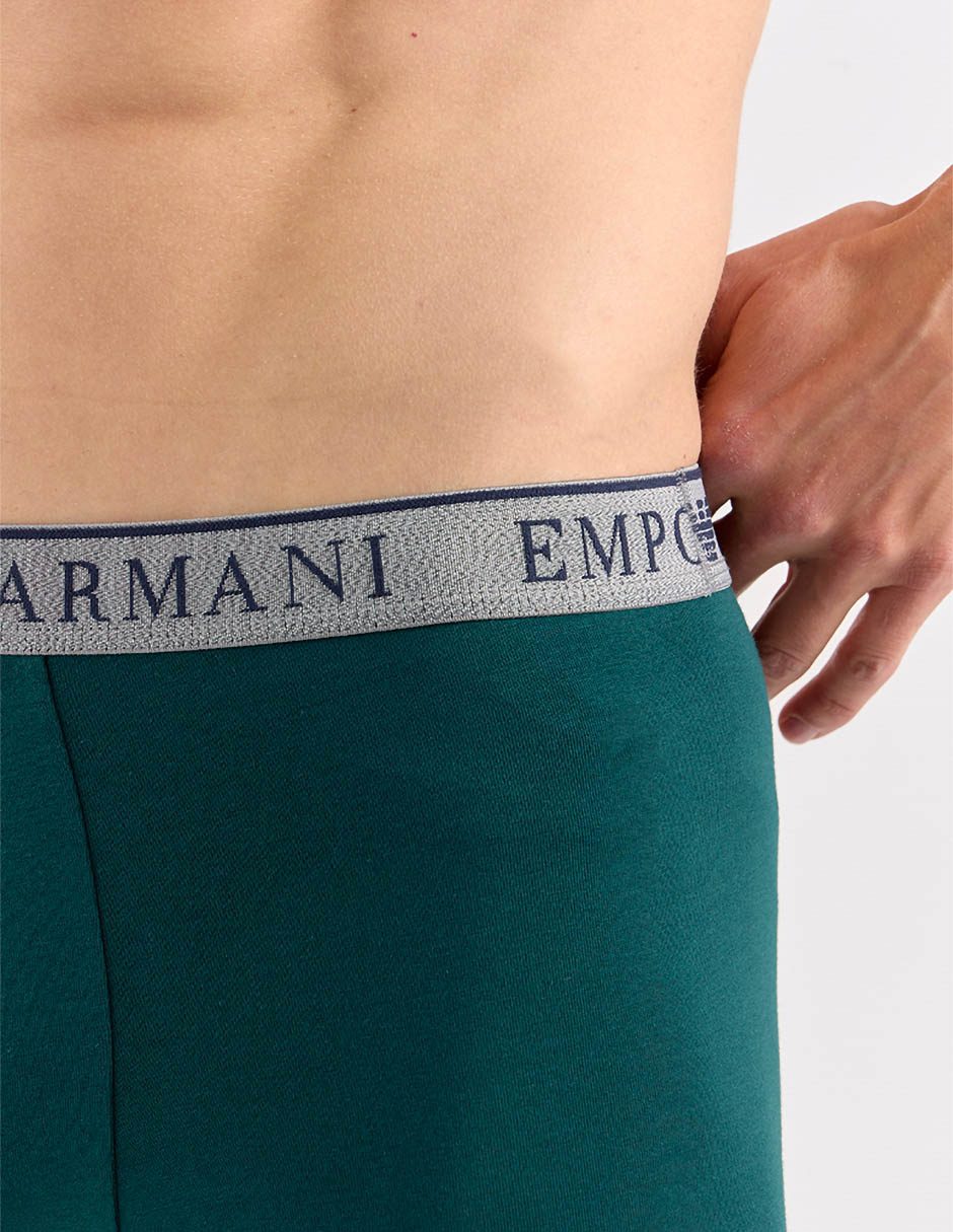 Set bóxer trunk Armani de algodón para hombre 2 piezas