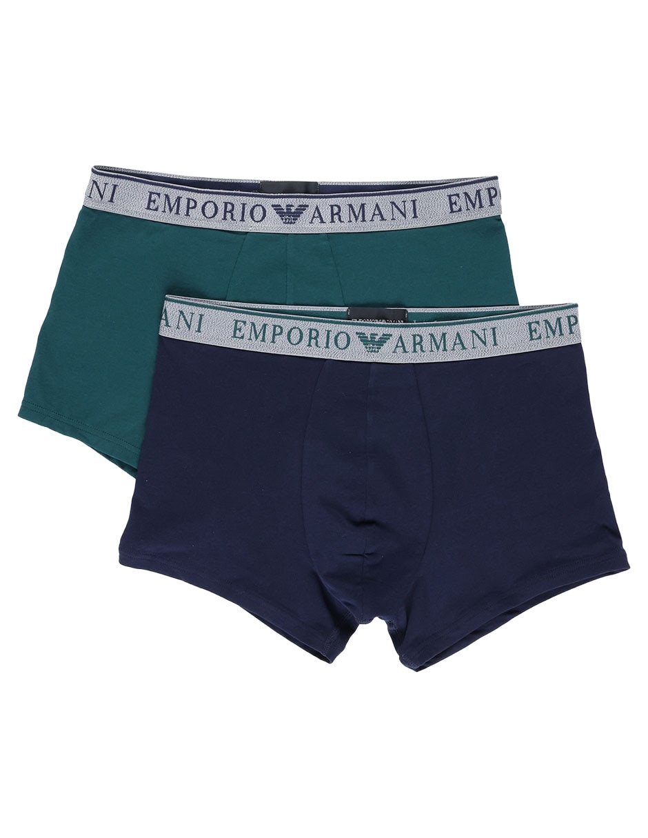 Set bóxer trunk Armani de algodón para hombre 2 piezas