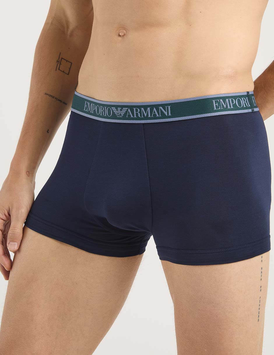 Set bóxer trunk Armani para hombre 3 piezas