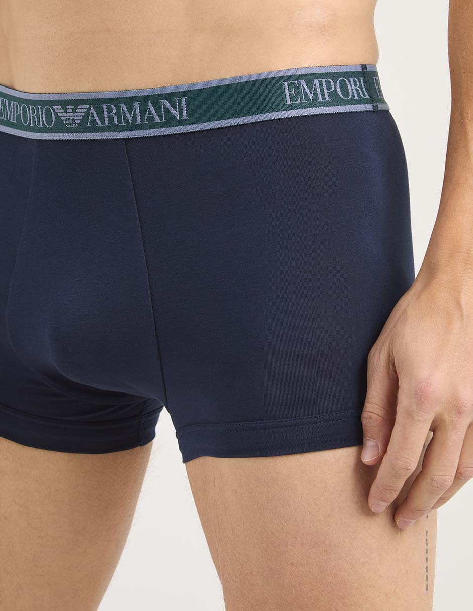 Set bóxer trunk Armani para hombre 3 piezas
