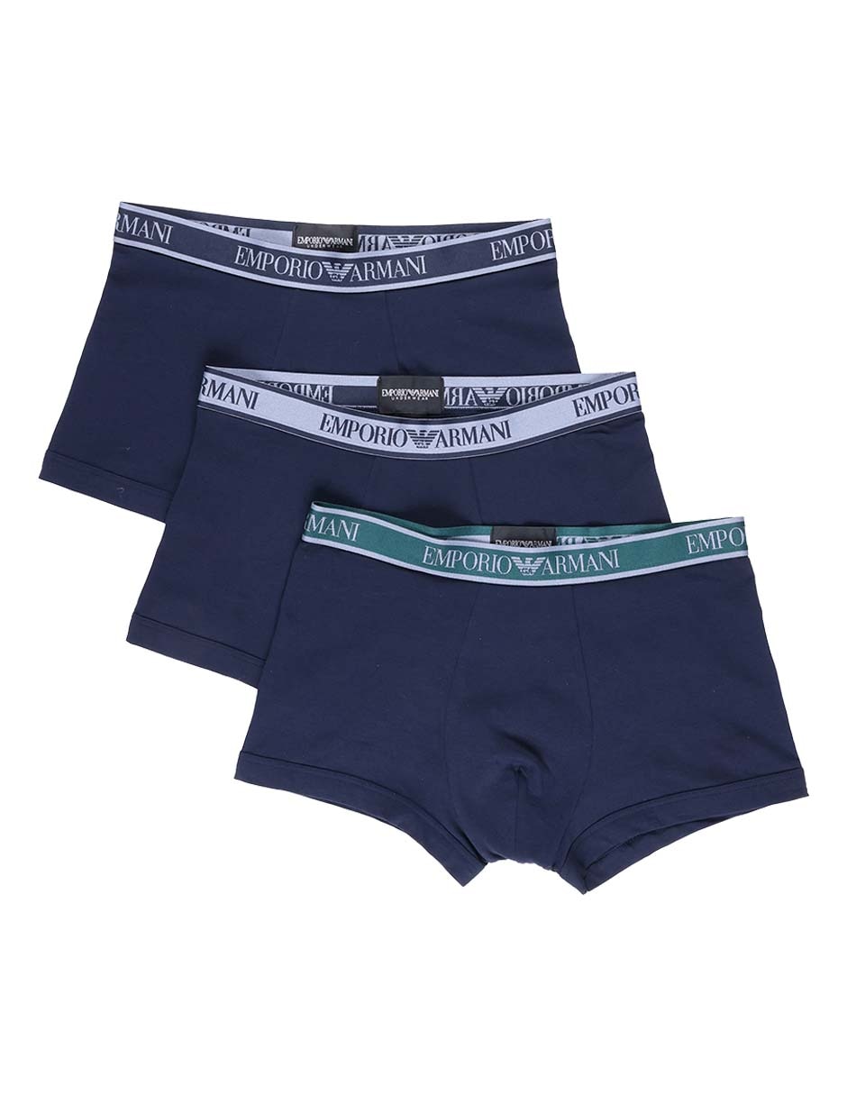 Set bóxer trunk Armani para hombre 3 piezas