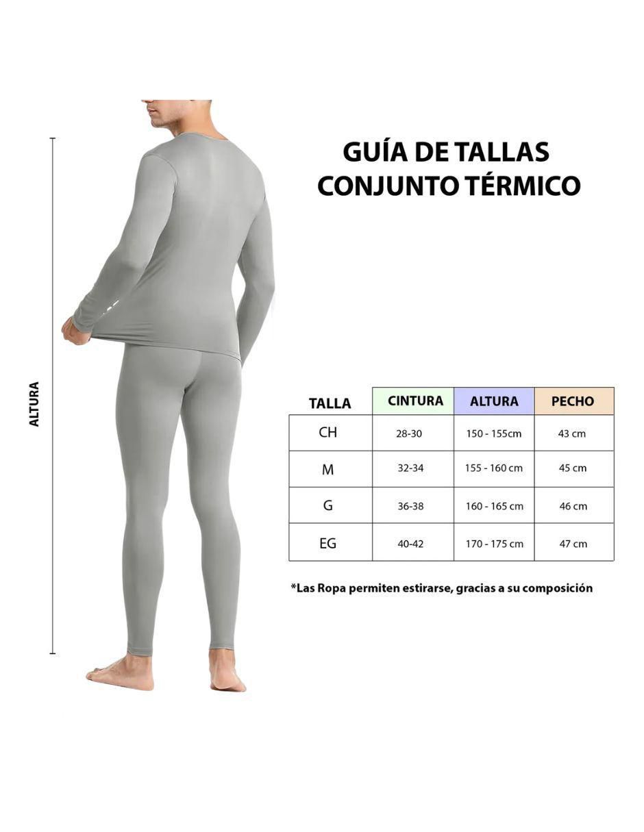 Conjunto térmico de algodón para hombre 4