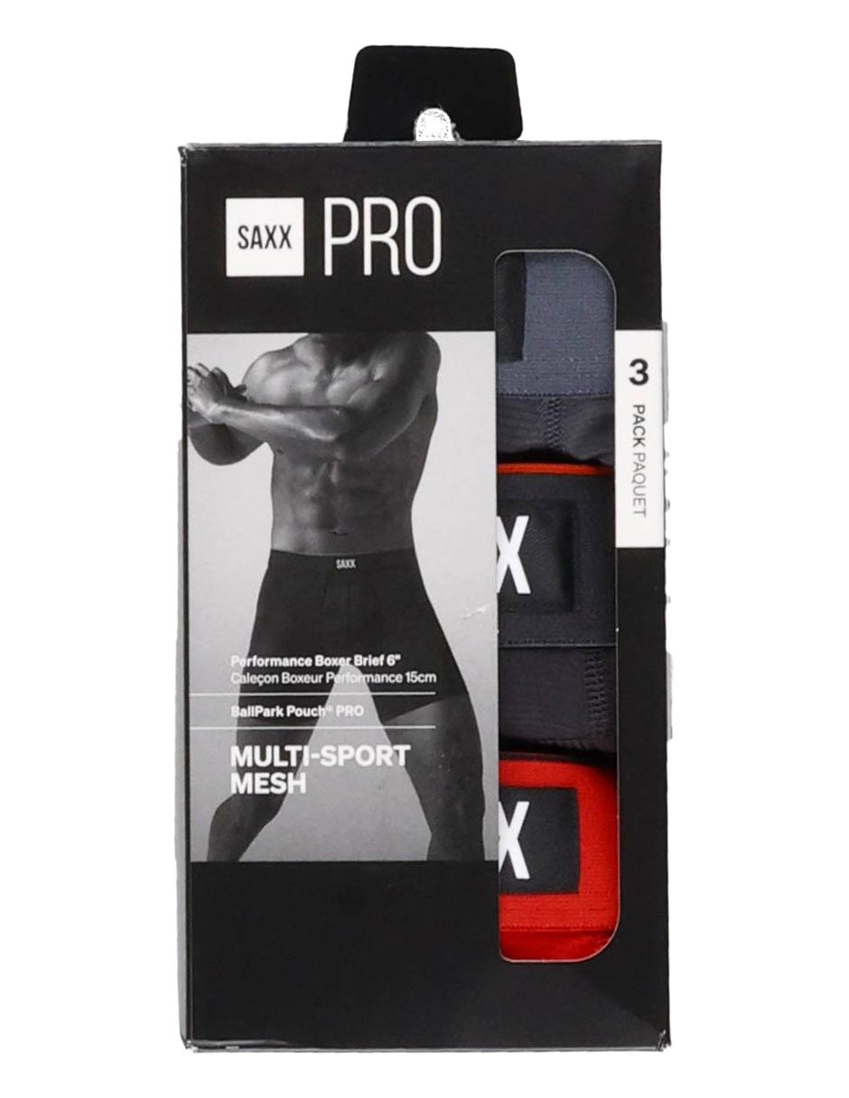 Bóxer brief para hombre 3 piezas 3