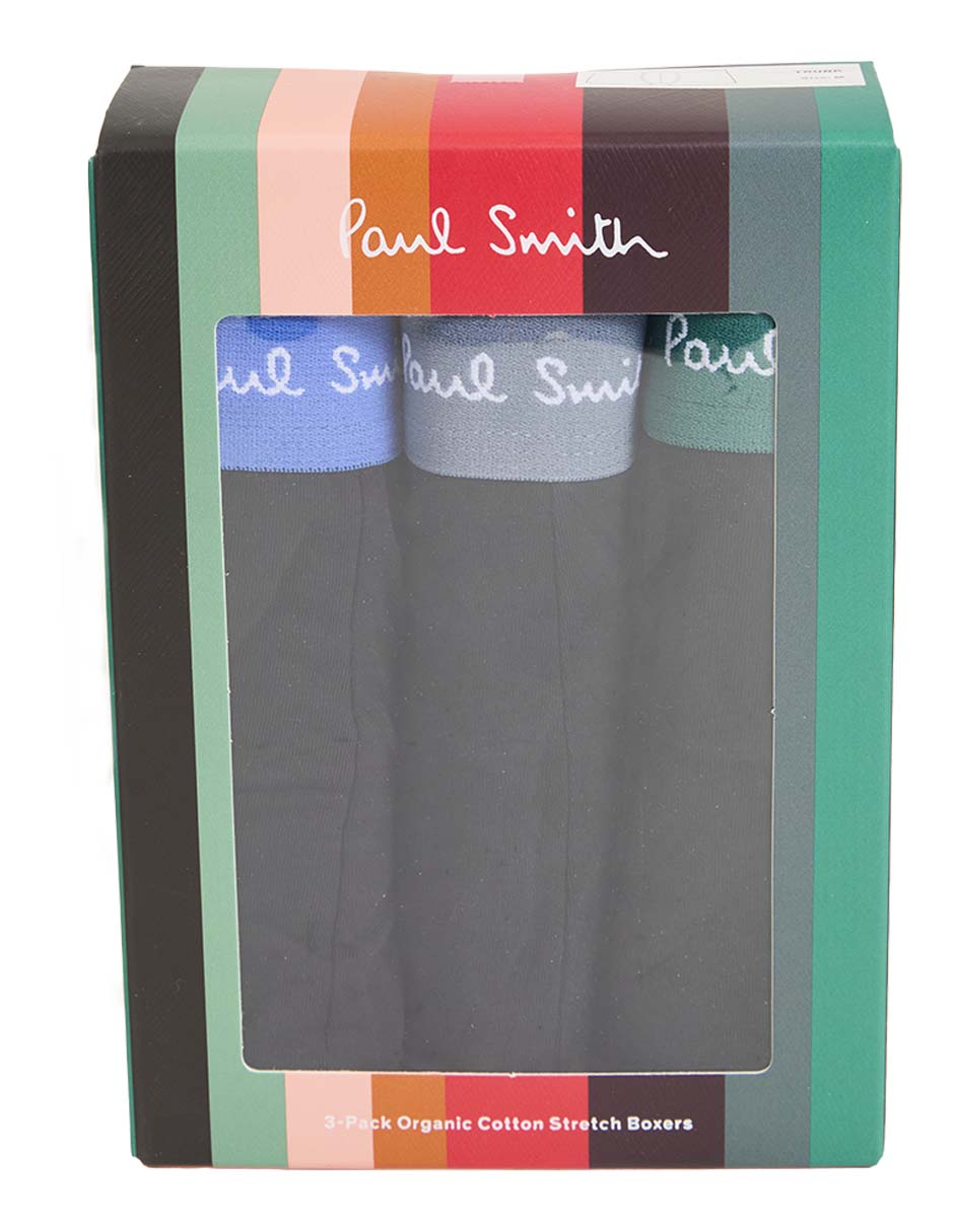 Set bóxer trunk Paul Smith de algodón para hombre 3 piezas