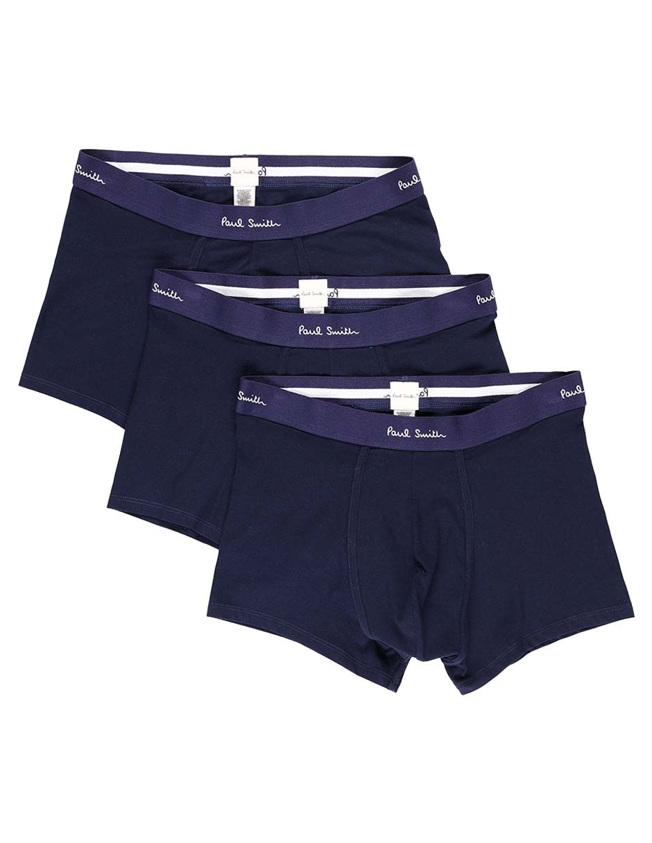 Set bóxer trunk Paul Smith de algodón para hombre 3 piezas