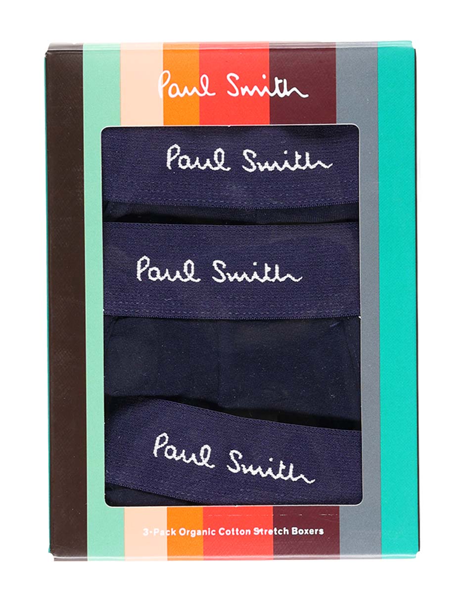 Set bóxer trunk Paul Smith de algodón para hombre 3 piezas