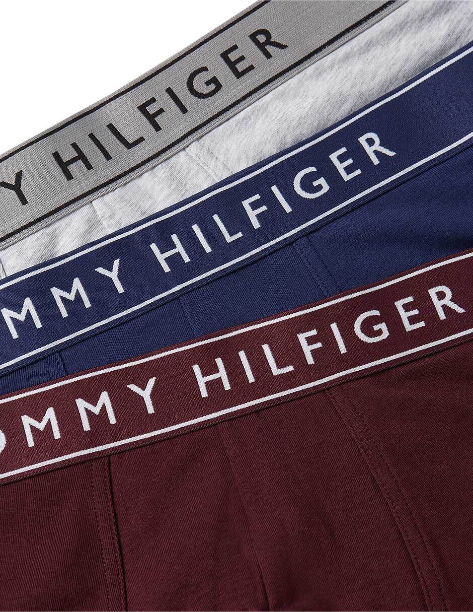 Bóxer trunk Tommy Hilfiger de algodón para hombre 3 piezas