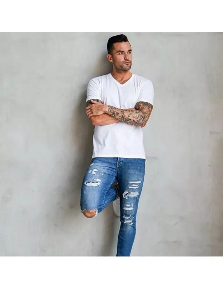 Set camiseta cuello v para hombre