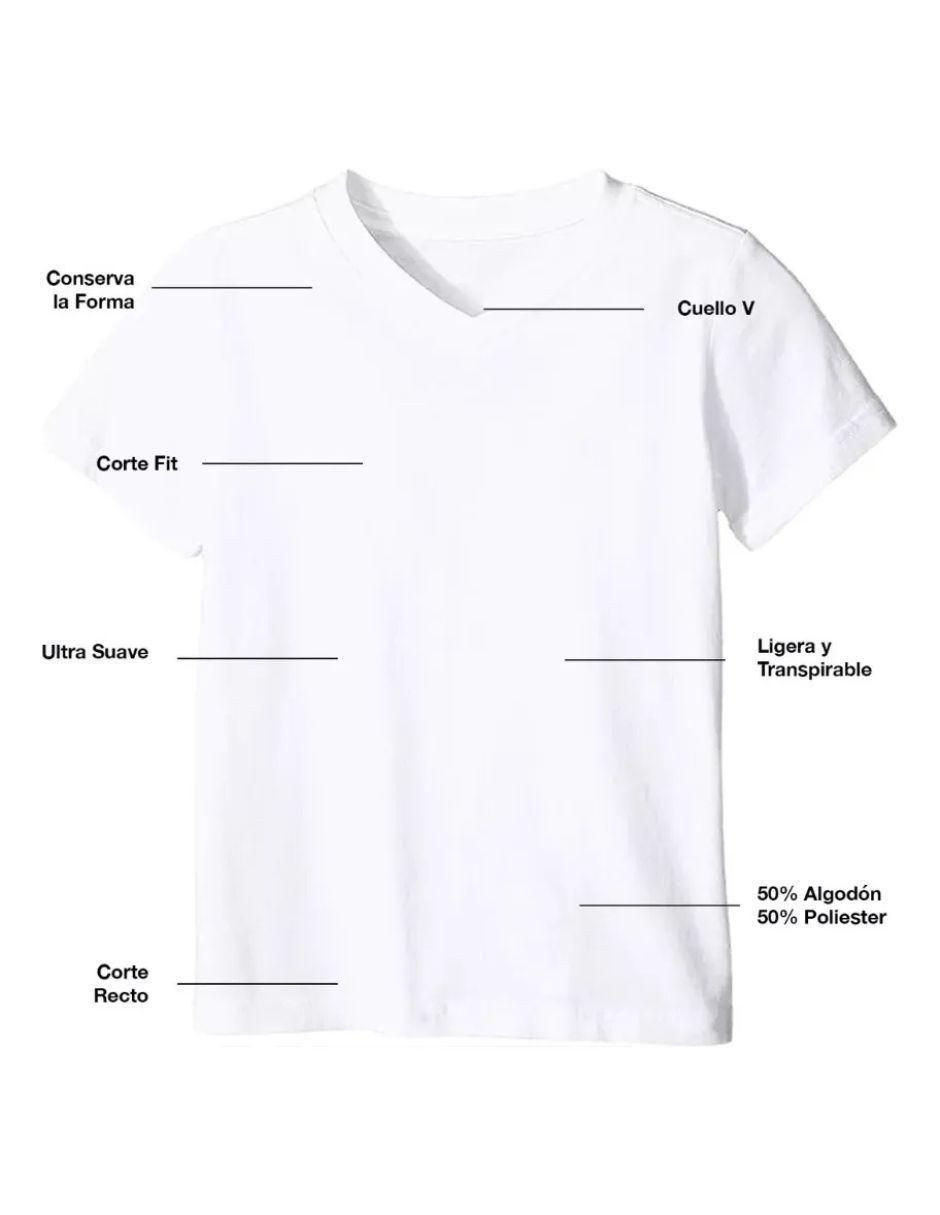 Set camiseta cuello v para hombre