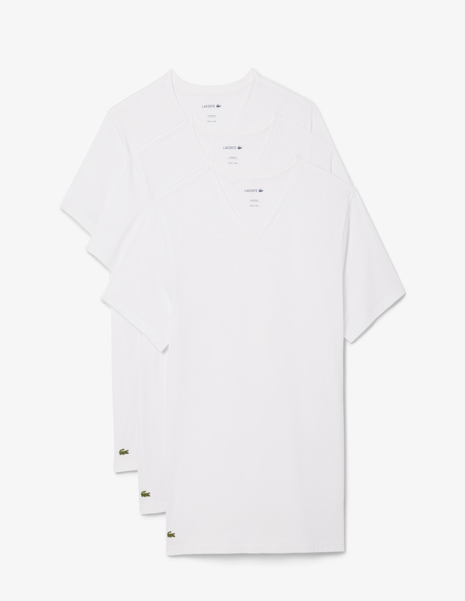 Set camiseta Lacoste cuello V para hombre