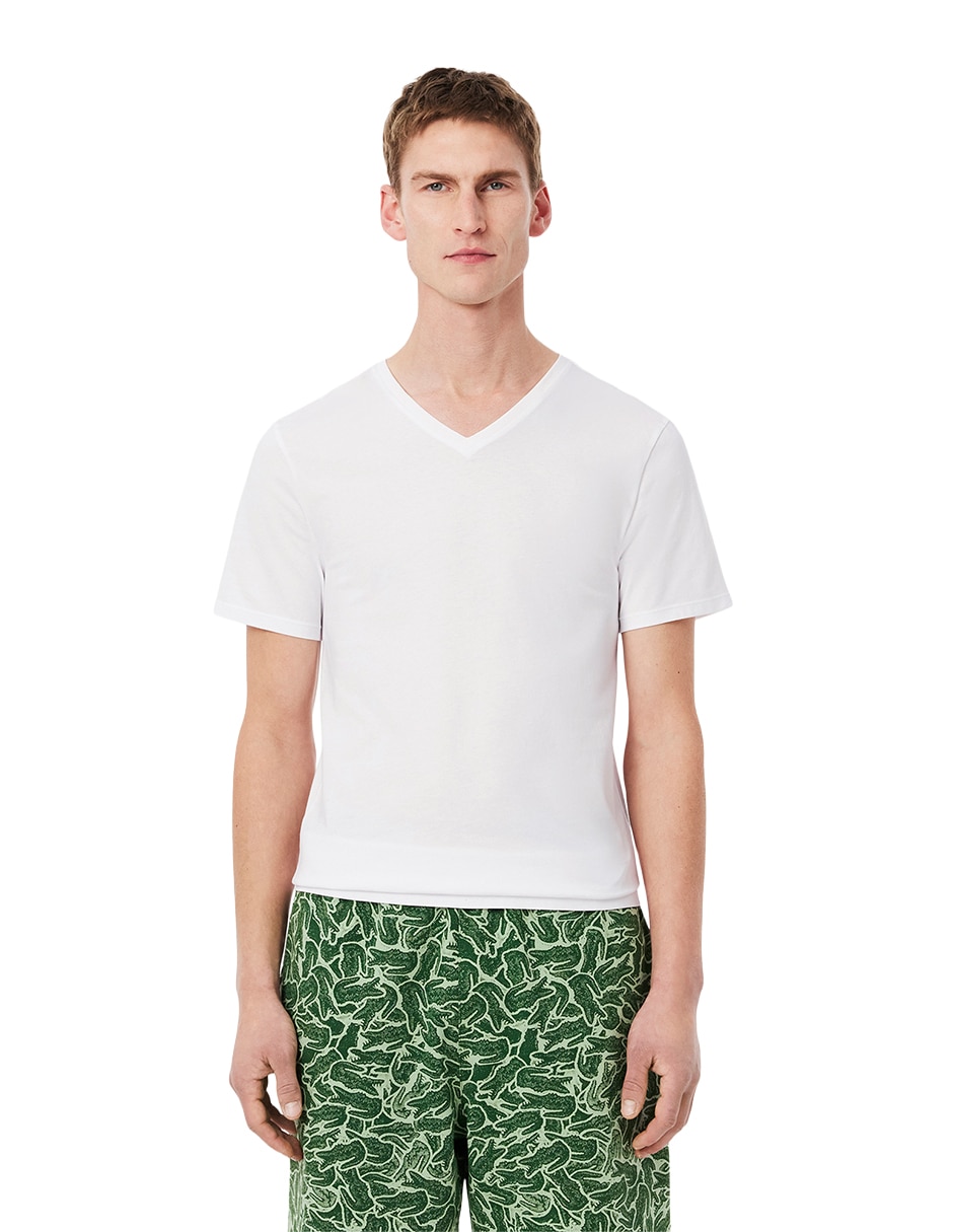 Set camiseta Lacoste cuello V para hombre