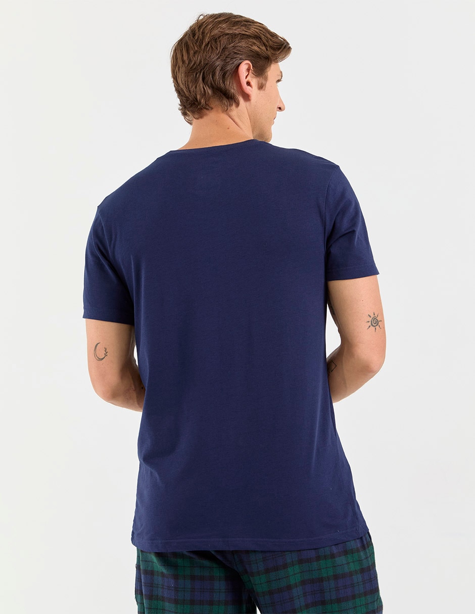 Set camiseta cuello redondo para hombre 3 piezas 2