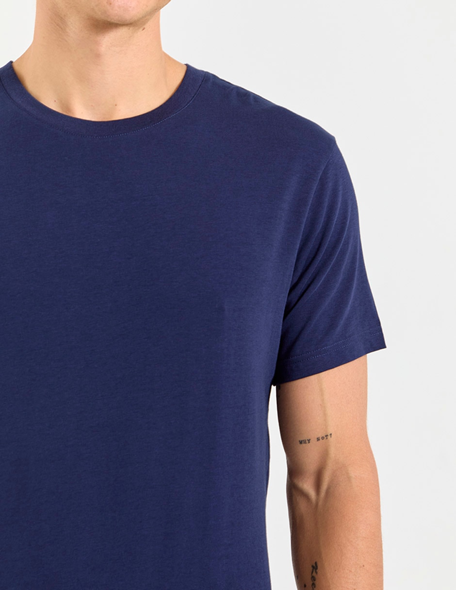 Set camiseta cuello redondo para hombre 3 piezas 4