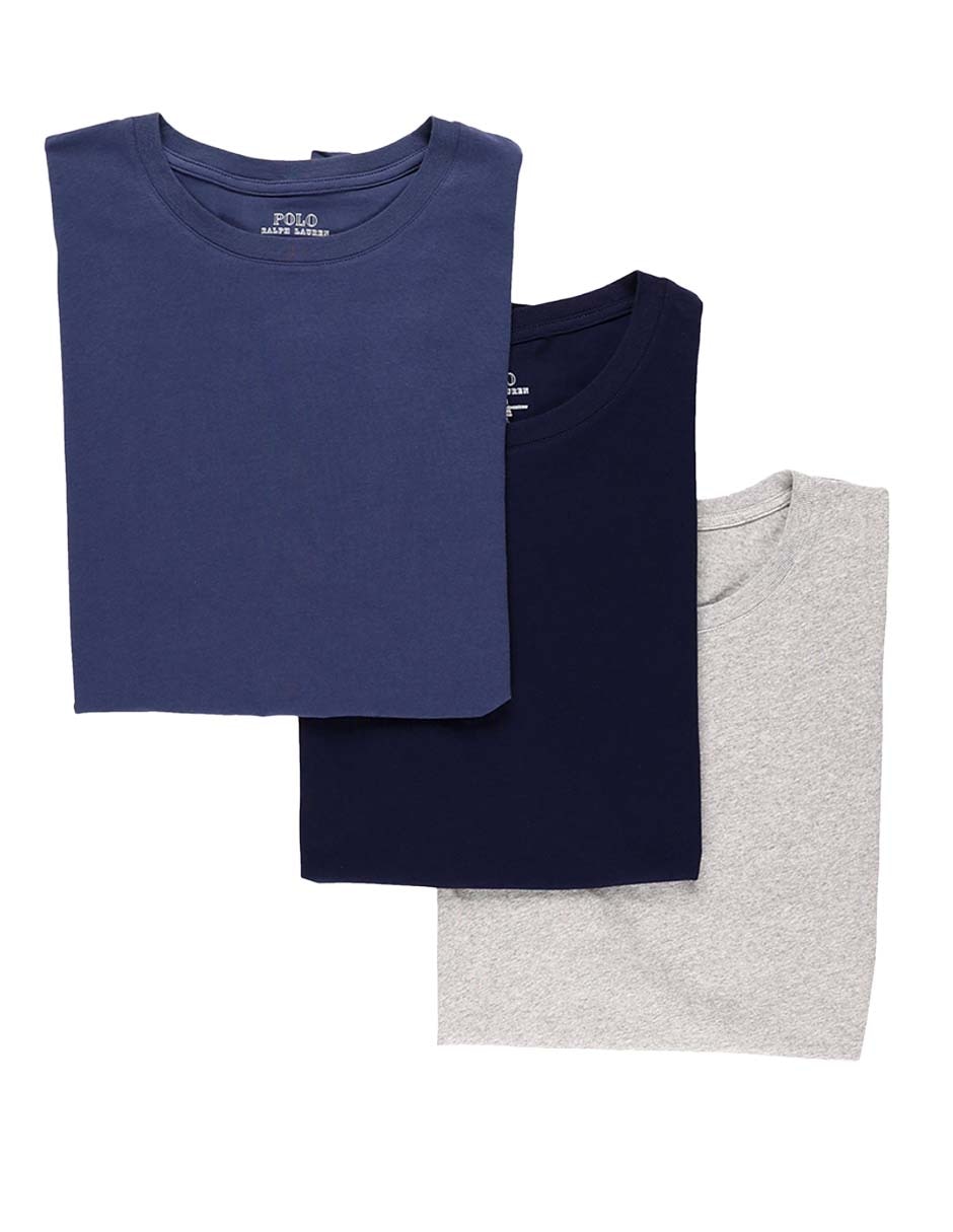 Set camiseta cuello redondo para hombre 3 piezas 5