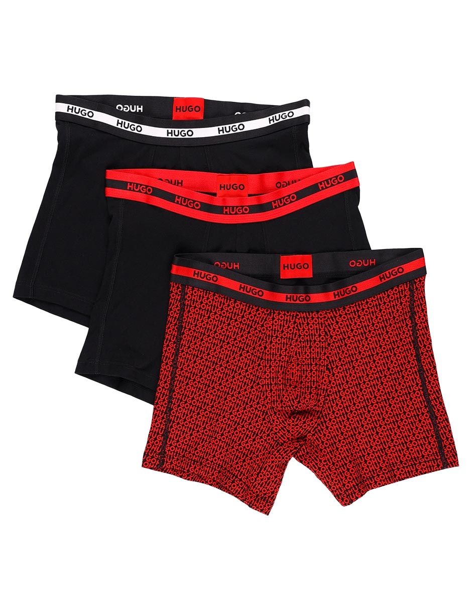 Set bóxer brief Hugo de algodón para hombre 3 piezas