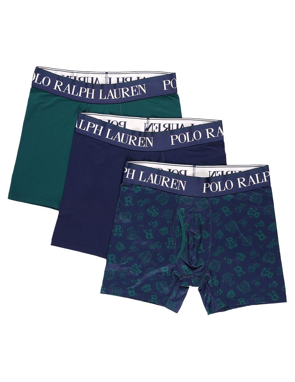 Set bóxer brief Polo Ralph Lauren para hombre 3 piezas