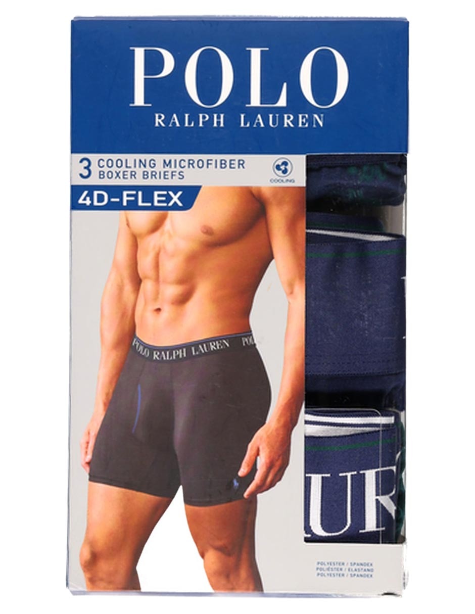 Set bóxer brief Polo Ralph Lauren para hombre 3 piezas