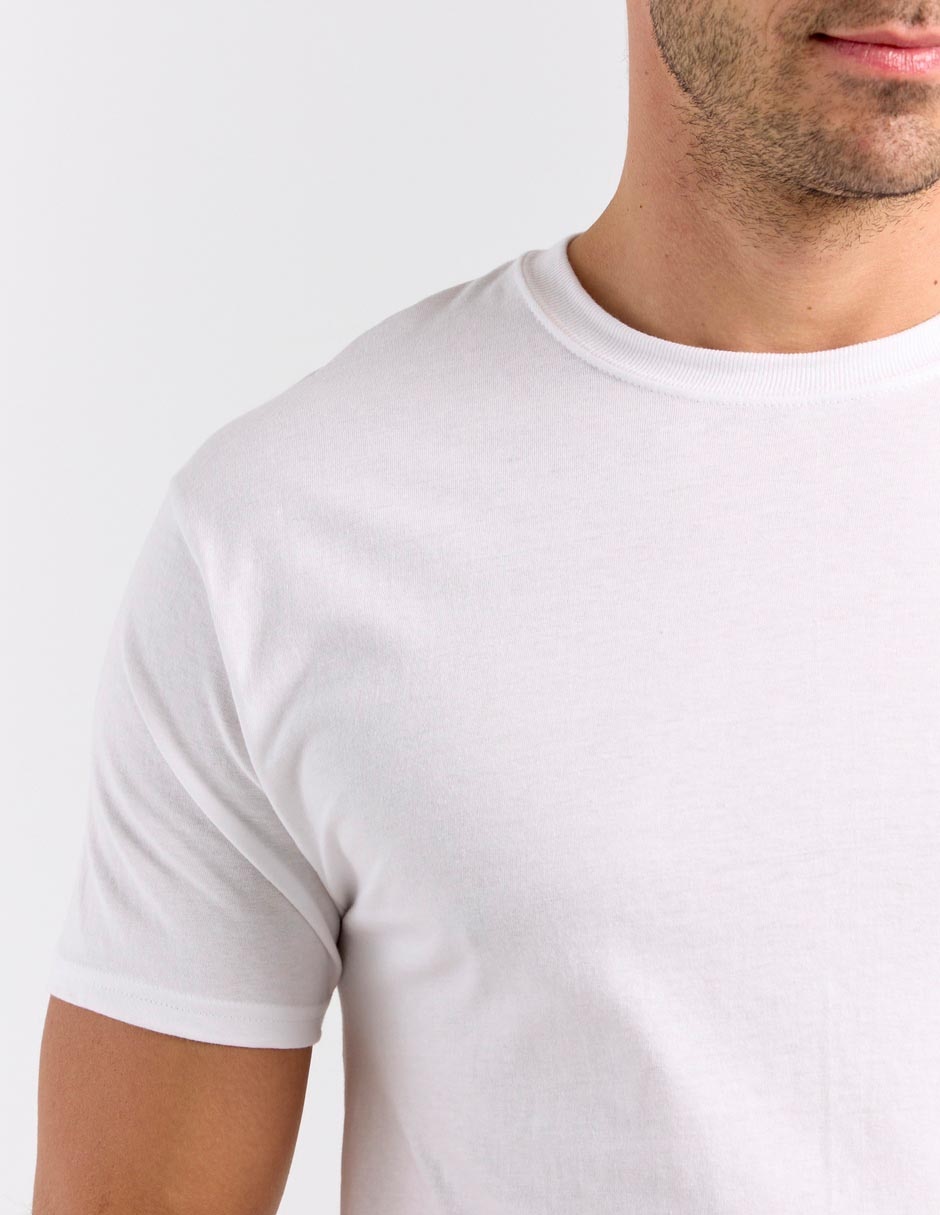 Camiseta cuello redondo para hombre
