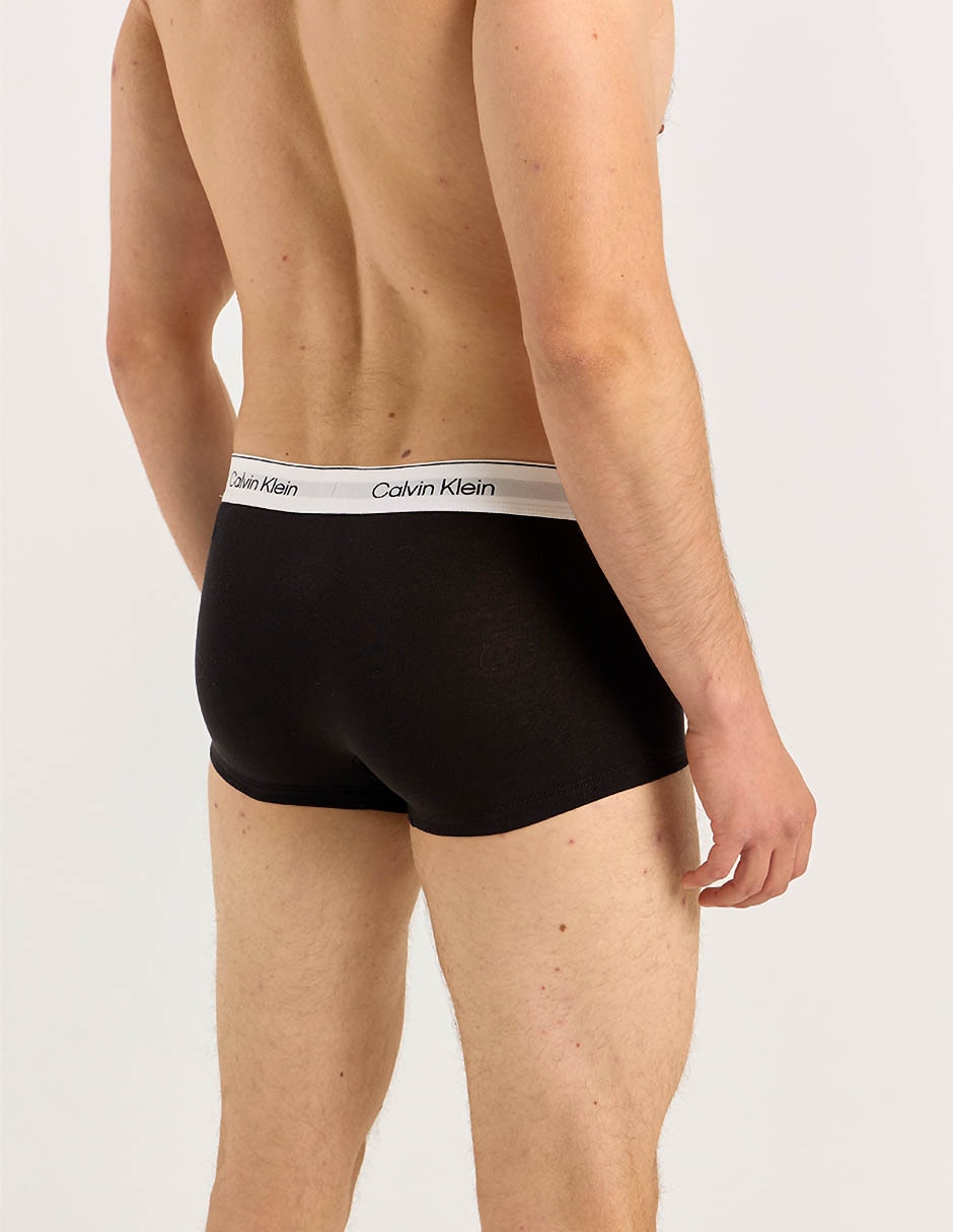 Set bóxer trunk Calvin Klein de algodón para hombre 3 piezas
