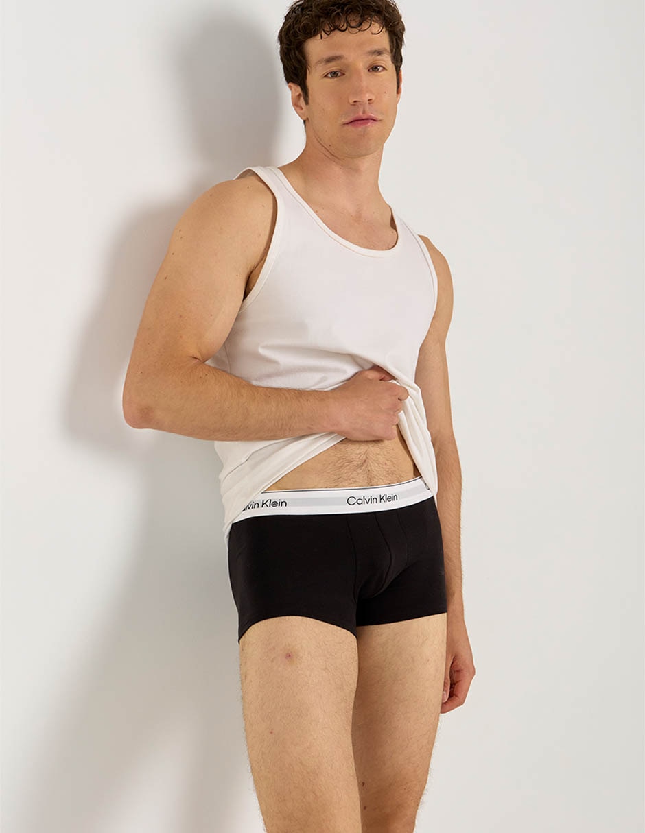 Set bóxer trunk Calvin Klein de algodón para hombre 3 piezas