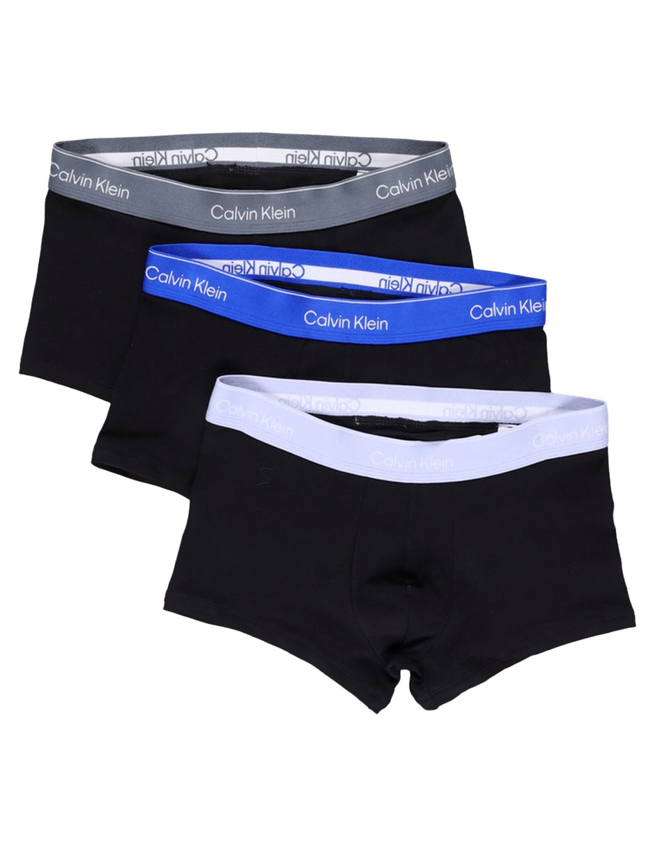 Set bóxer trunk Calvin Klein de algodón para hombre 3 piezas