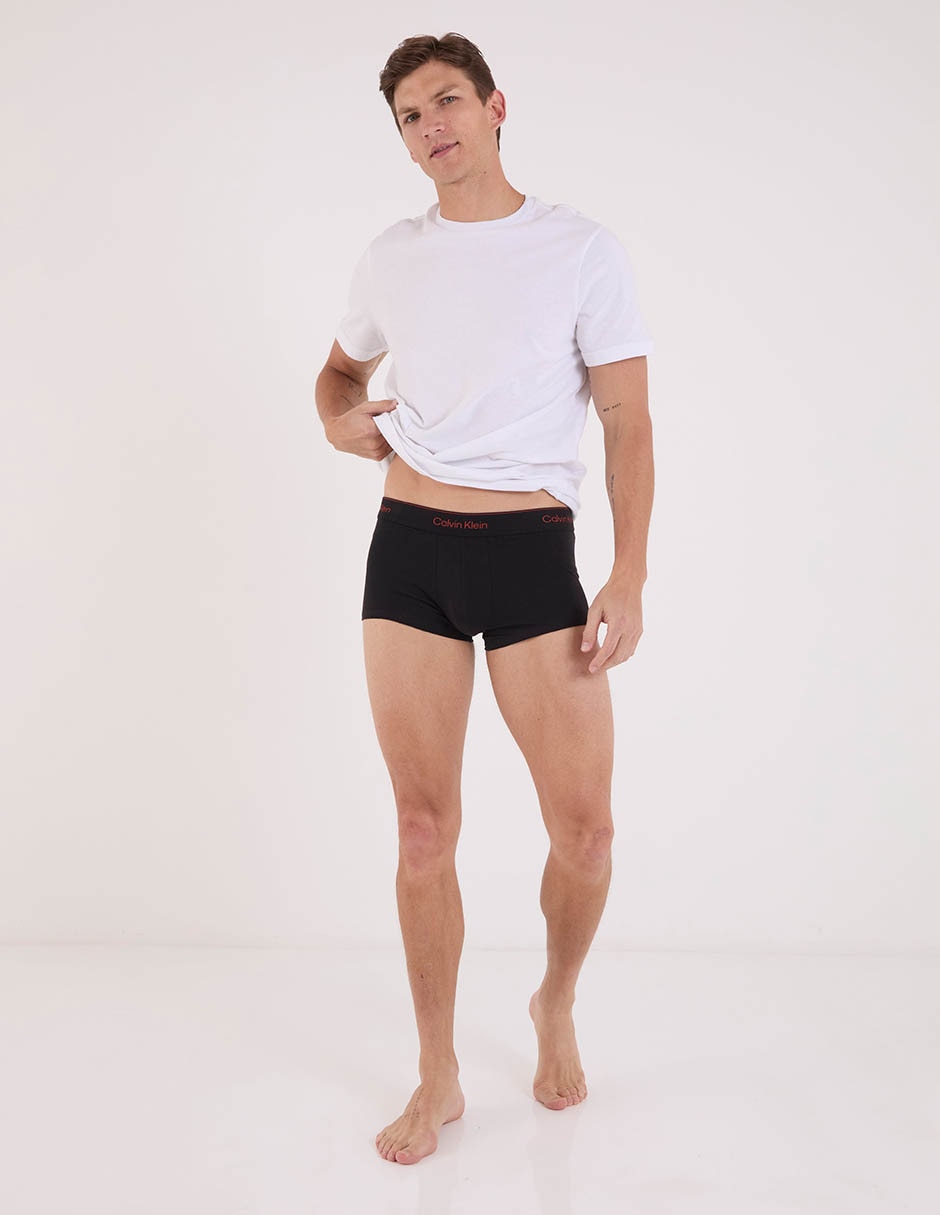 Set bóxer trunk Calvin Klein de algodón para hombre 3 piezas