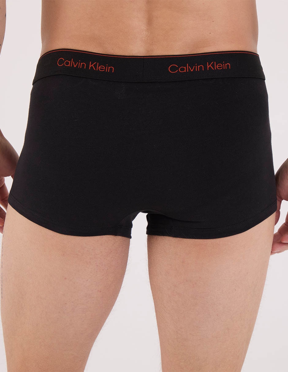 Set bóxer trunk Calvin Klein de algodón para hombre 3 piezas