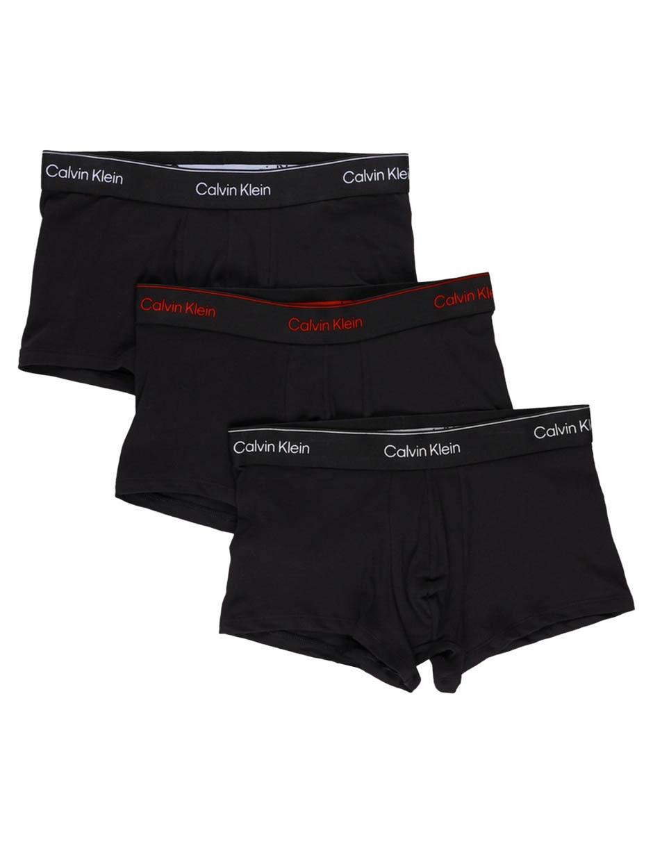 Set bóxer trunk Calvin Klein de algodón para hombre 3 piezas