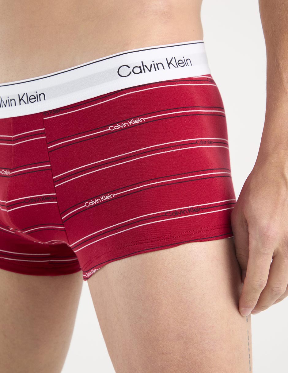 Set bóxer trunk Calvin Klein de algodón para hombre 3 piezas